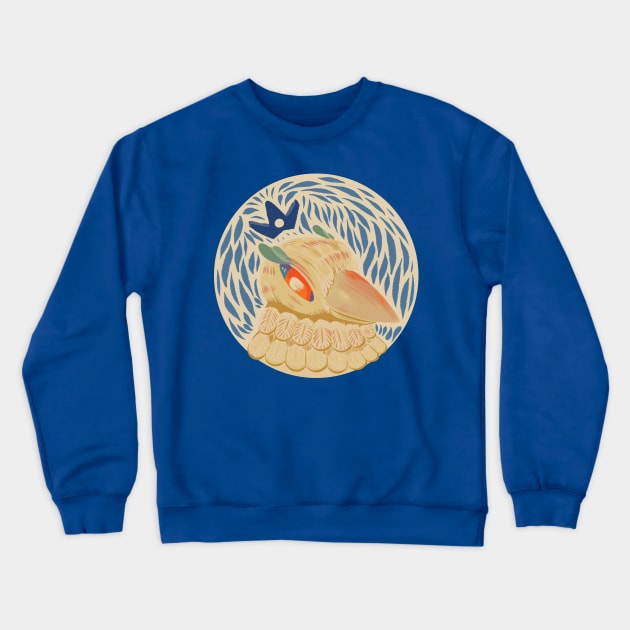 Albino Raven Crewneck Sweatshirt by InPBo